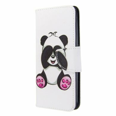 Чехол-книжка Deexe Color Wallet для Samsung Galaxy A01 (A015) - Baby Panda