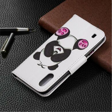 Чехол-книжка Deexe Color Wallet для Samsung Galaxy A01 (A015) - Baby Panda