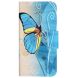 Чехол-книжка Deexe Color Wallet для Samsung Galaxy A04 (A045) - Blue Butterfly. Фото 4 из 5