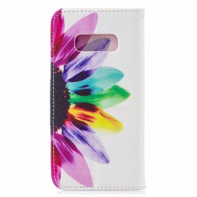Чехол-книжка Deexe Color Wallet для Samsung Galaxy S10e (G970) - Petals Pattern