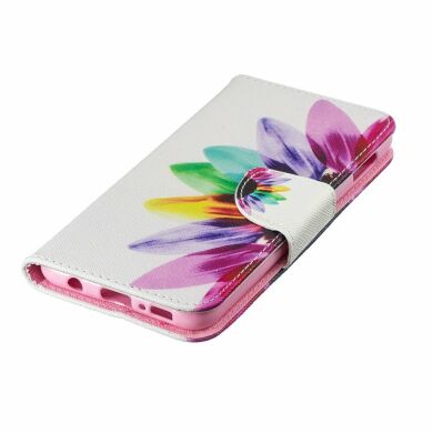 Чохол-книжка Deexe Color Wallet для Samsung Galaxy S10e (G970) - Petals Pattern