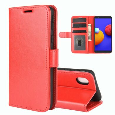 Чехол-книжка Deexe Wallet Style для Samsung Galaxy A01 Core (A013) - Red