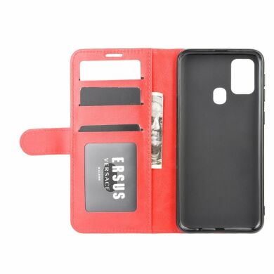 Чехол-книжка Deexe Wallet Style для Samsung Galaxy M31 (M315) - Red