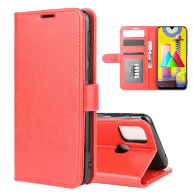 Чехол-книжка Deexe Wallet Style для Samsung Galaxy M31 (M315) - Red