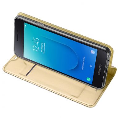 Чехол-книжка DUX DUCIS Skin Pro для Samsung Galaxy J2 Core (J260) - Gold