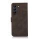 Чехол-книжка KHAZNEH Retro Style для Samsung Galaxy S21 FE (G990) - Brown. Фото 4 из 9