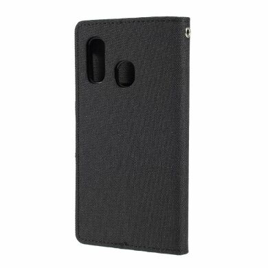 Чохол-книжка MERCURY Canvas Diary для Samsung Galaxy A40 (А405) - Black