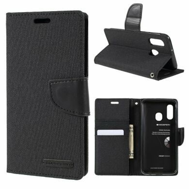 Чохол-книжка MERCURY Canvas Diary для Samsung Galaxy A40 (А405) - Black