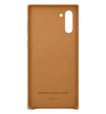 Чехол Leather Cover для Samsung Galaxy Note 10 (N970) EF-VN970LAEGRU - Camel