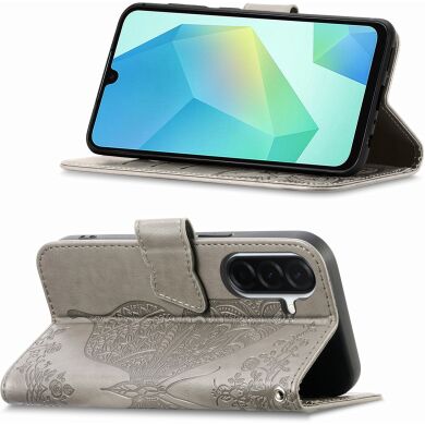 Чохол UniCase Butterfly Pattern для Samsung Galaxy A27 (A276) - Grey