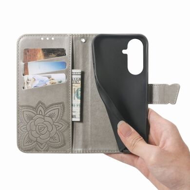 Чохол UniCase Butterfly Pattern для Samsung Galaxy A27 (A276) - Grey