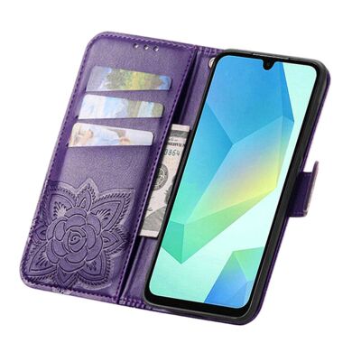 Чохол UniCase Butterfly Pattern для Samsung Galaxy A57 (A576) - Dark Purple