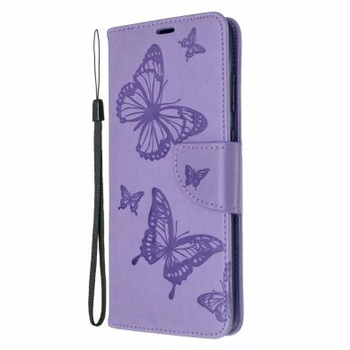 Чехол UniCase Butterfly Pattern для Samsung Galaxy S20 Plus (G985) - Purple