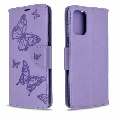 Чехол UniCase Butterfly Pattern для Samsung Galaxy S20 Plus (G985) - Purple