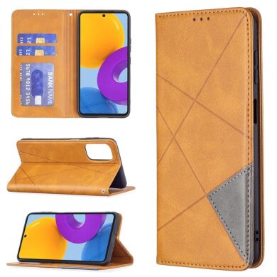 Чехол UniCase Geometric Pattern для Samsung Galaxy M52 (M526) - Brown