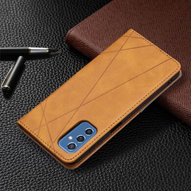 Чохол UniCase Geometric Pattern для Samsung Galaxy M52 (M526) - Brown