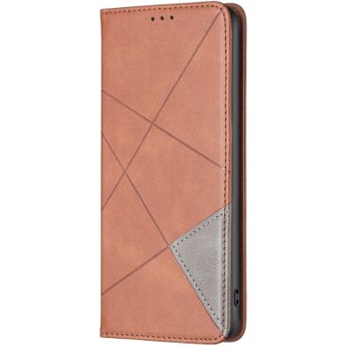 Чохол UniCase Geometric Pattern для Samsung Galaxy S26 Plus - Brown