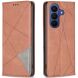 Чохол UniCase Geometric Pattern для Samsung Galaxy S26 Plus - Brown