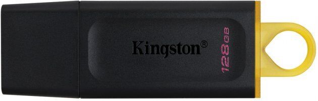 Флеш-память Kingston DT Exodia 128GB USB 3.2 (DTX/128GB) - Black / Yellow