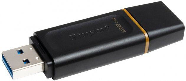 Флеш-накопичувач Kingston DT Exodia 128GB USB 3.2 (DTX/128GB) - Black / Yellow