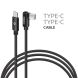 Кабель Intaleo SilkLink Arc Type-C to Type-C (60W, 1.2m) - Black