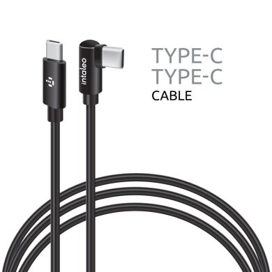 Кабель Intaleo SilkLink Arc Type-C to Type-C (60W, 1.2m) - Black