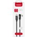 Кабель Intaleo SilkLink Arc Type-C to Type-C (60W, 1.2m) - Black