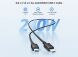 Кабель Sharge Type-C to Type-C (60W, 0.6m) - White. Фото 2 из 8