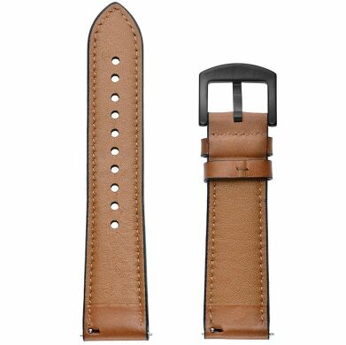 Шкіряний ремінець Deexe Leather Strap для годинників з шириною кріплення 20мм - Brown