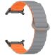 Ремешок Deexe Magnetic Band для Samsung Galaxy Watch Ultra (47mm) - Grey / Orange. Фото 3 из 7