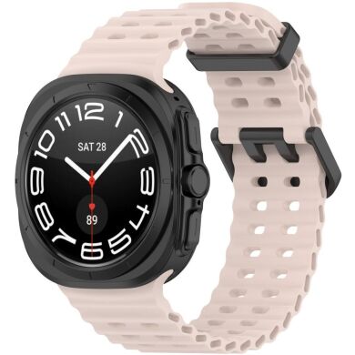 Ремешок Deexe Ocean Strap для Samsung Galaxy Watch Ultra (47mm) - Pink