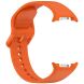 Ремешок Deexe Silicone Band для Samsung Galaxy Watch 8 (40/44mm) / 8 Classic - Orange. Фото 4 из 7