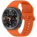 Ремешок Deexe Silicone Band для Samsung Galaxy Watch 8 (40/44mm) / 8 Classic - Orange. Фото 2 из 7