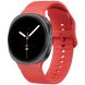 Ремешок Deexe Soft Silicone для Samsung Galaxy Watch 8 (40/44mm) / 8 Classic - Red. Фото 2 из 6