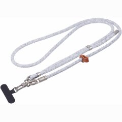 Ремешок для смартфона Deexe Crossbody Strap - Grey / White