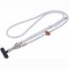 Ремешок для смартфона Deexe Crossbody Strap - Grey / White. Фото 1 из 5