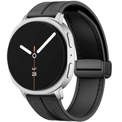 Ремінець KALEBOL Magnetic Nylon Band для Samsung Galaxy Watch 8 (40/44mm) / 8 Classic - Black