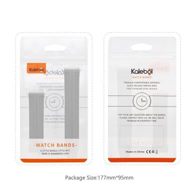 Ремешок KALEBOL Magnetic Nylon Band для Samsung Galaxy Watch 8 (40/44mm) / 8 Classic - Dark Blue