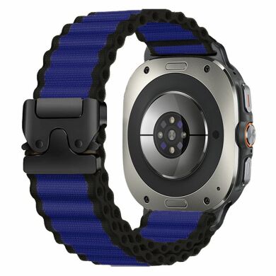 Ремінець Reframe Ripple Pattern для Samsung Galaxy Watch Ultra (47mm) / Ultra (2025) - Blue / Black