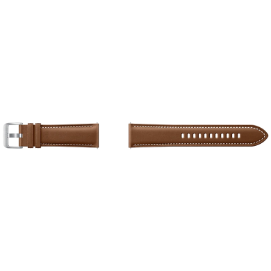 Ремешок Ridge Stitch Leather Band для Samsung Galaxy Watch 3 (45mm) ET-SLR84LAEGRU - Brown