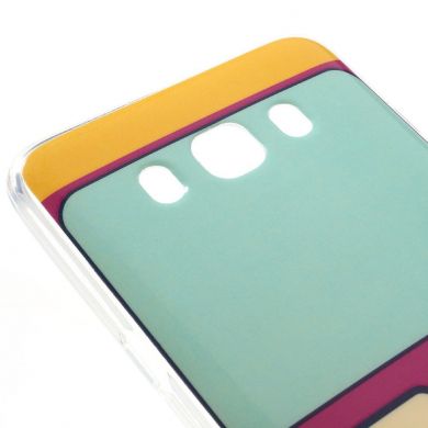 Силиконовая накладка Deexe Life Style для Samsung Galaxy J5 2016 (J510) - Cruzar