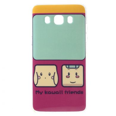 Силиконовая накладка Deexe Life Style для Samsung Galaxy J5 2016 (J510) - Cruzar