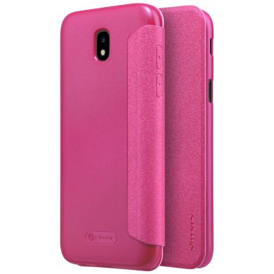 Чехол-книжка NILLKIN Sparkle Series для Samsung Galaxy J7 2017 (J730) - Red