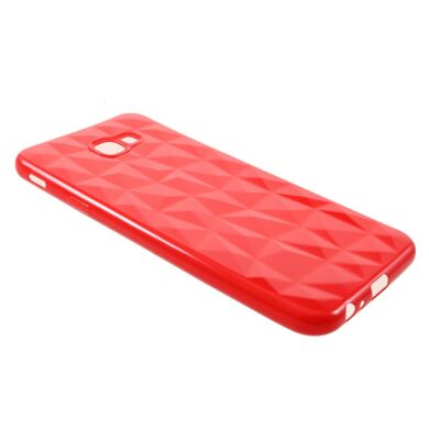 Силіконовий чохол Deexe 3D Diamond Texture для Samsung Galaxy J4+ (J415), Red