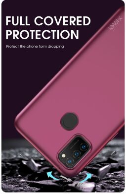 Силиконовый чехол X-LEVEL Matte для Samsung Galaxy M30s (M307) / Galaxy M21 (M215) - Wine Red