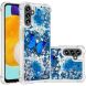 Силиконовый (TPU) чехол Deexe Fashion Glitter для Samsung Galaxy A13 5G (A136) / A04s (A047) - Blue Butterfly. Фото 1 из 7