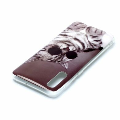 Силіконовий (TPU) чохол Deexe Life Style для Samsung Galaxy A50 (A505) / A30s (A307) / A50s (A507) - Cat with Sunglasses