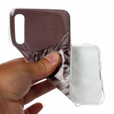 Силіконовий (TPU) чохол Deexe Life Style для Samsung Galaxy A50 (A505) / A30s (A307) / A50s (A507) - Cat with Sunglasses