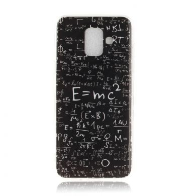 Силиконовый (TPU) чехол Deexe Life Style для Samsung Galaxy A6 2018 (A600) - Formula