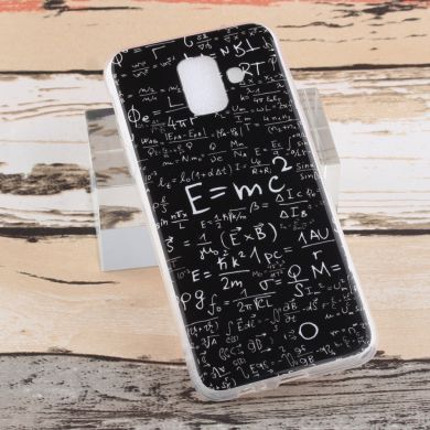 Силиконовый (TPU) чехол Deexe Life Style для Samsung Galaxy A6 2018 (A600) - Formula